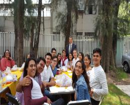 Convivio ofrecido a los beneficiados de la Beca al talento en la Educación Media Superior