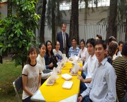 Convivio ofrecido a los beneficiados de la Beca al talento en la Educación Media Superior